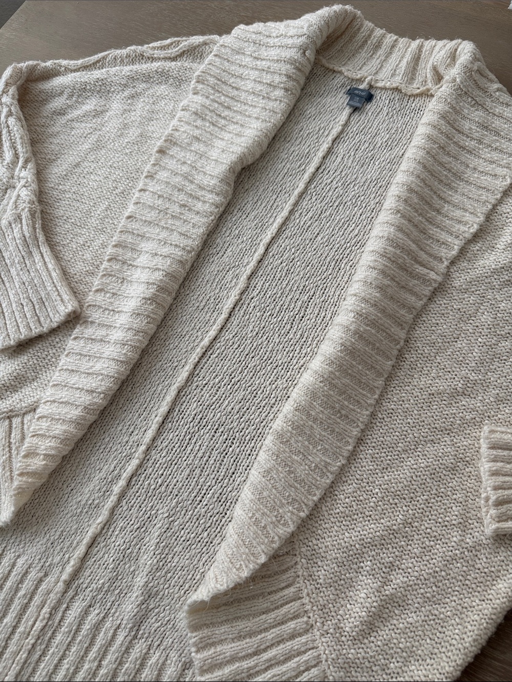 aerie Cozy Shawl Collar Cocoon Cardigan | L/XL - Picture 4 of 9